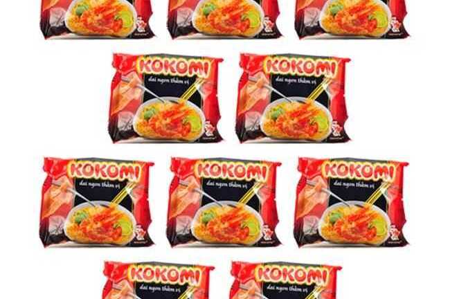 Cục ATVSTP công bố kết quả kiểm nghiệm mỳ Kokomi tôm chua cay