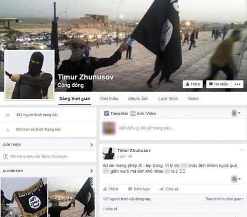 Công an truy tìm, xử lý nghiêm kẻ lập Facebook thách thức IS khủng bố