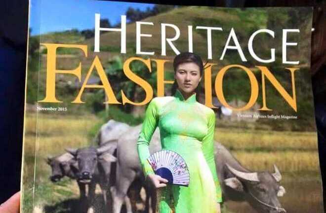 Áo dài Việt in họa tiết chùa Myanmar bị chỉ trích