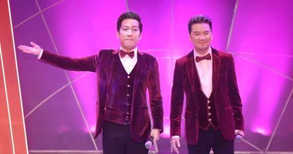 Trường Giang và Đàm Vĩnh Hưng diện đồ 'anh em sinh đôi'