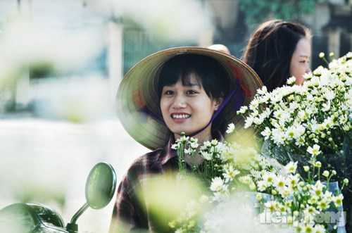 Đẹp nao lòng cúc họa mi tinh khôi xuống phố