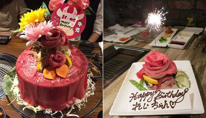 'Phát điên' với bánh sinh nhật làm từ thịt của giới trẻ Nhật