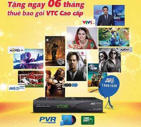Ưu đãi đặc biệt từ truyền hình số vệ tinh VTC