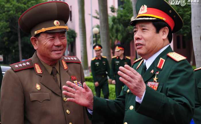Hình ảnh Bộ trưởng các Lực lượng vũ trang Triều Tiên thăm Việt Nam
