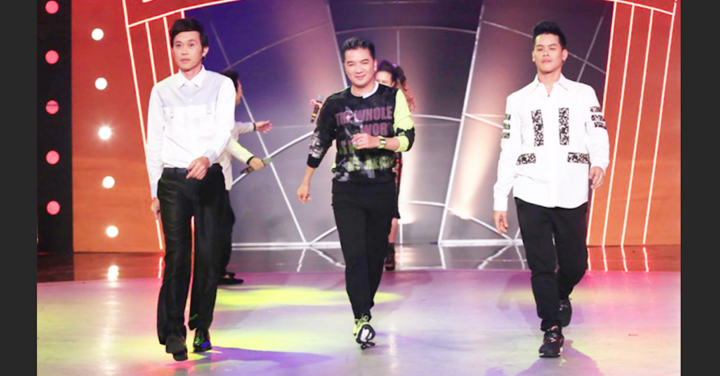 Hoài Linh, Đàm Vĩnh Hưng, Trường Giang đọ tài catwalk điêu luyện