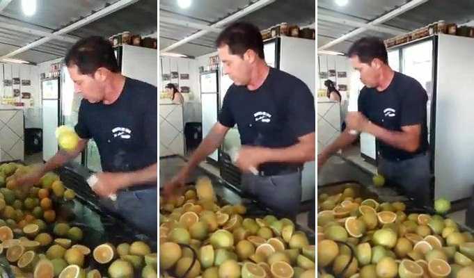 Clip: Ngỡ ngàng với game chém hoa quả phiên bản đời thực