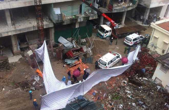 Video: Hiện trường thảm khốc vụ thang máy rơi tự do làm 2 người chết