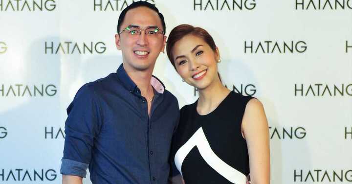 Tăng Thanh Hà đẹp viên mãn bên chồng trong ngày kỷ niệm