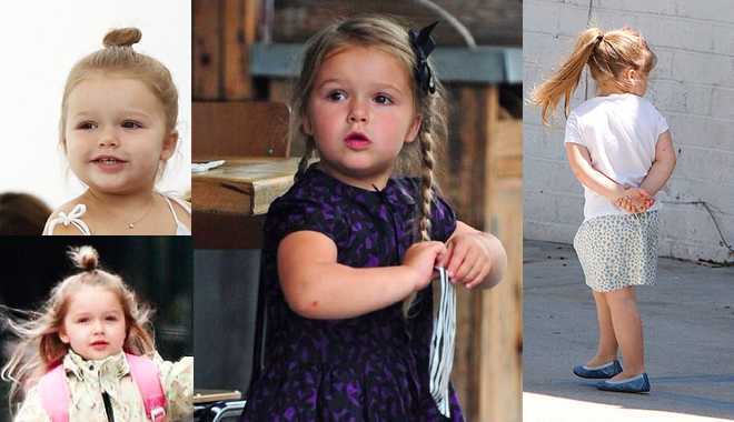 Những kiểu tóc cho bé gái xinh như Harper Beckham