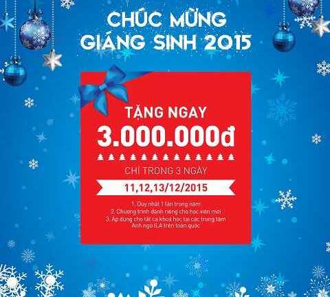 Quà tặng hấp dẫn của Ila nhân mùa Giáng Sinh 2015