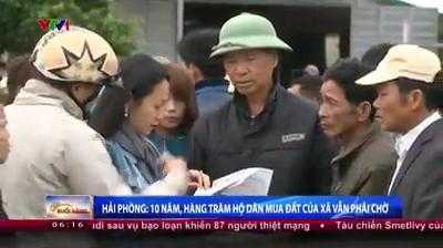 Hải Phòng: Xã bán đất 'khống', dân mỏi mắt chờ sổ đỏ