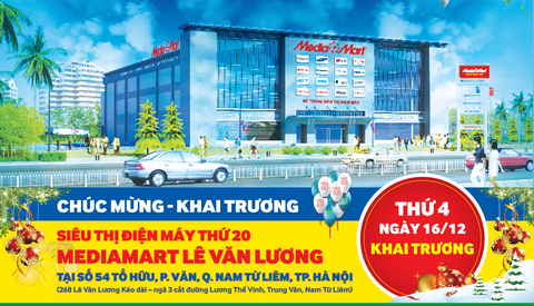 MediaMart khai trương siêu thị điện máy thứ 20 tại Hà Nội