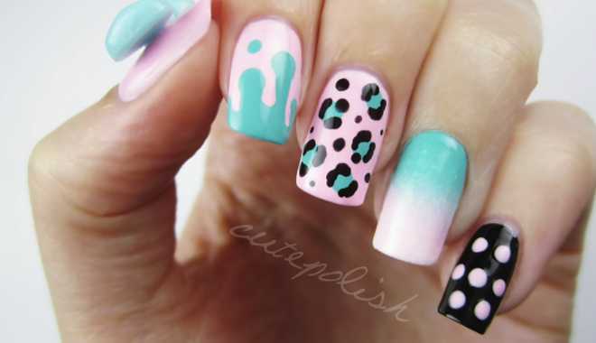 Làm điệu cho móng tay theo phong cách 'bông gòn'