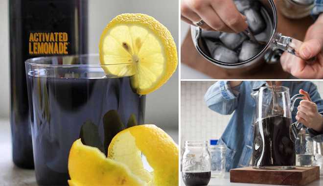 Detox hiệu quả gấp bội khi thêm... than vào nước chanh