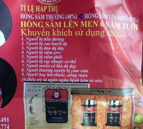 Hồng sâm Hàn Quốc ngàn năm bán trả góp 'tấn công' miền quê