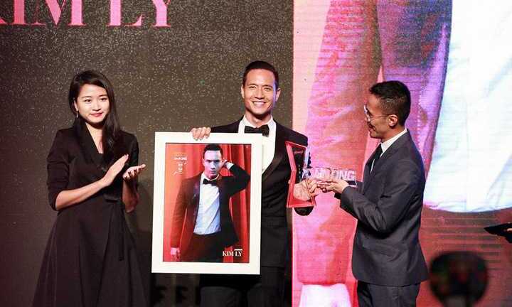Kim Lý, Trọng Hiếu Idol lịch lãm tại lễ trao giải Quý ông