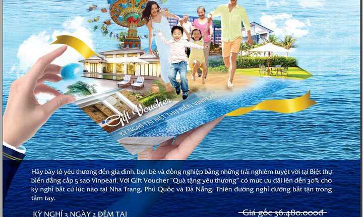 Vinpearl ra mắt gift voucher - kỳ nghỉ thời thượng