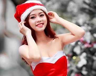 Á khôi ĐH Nội vụ Hà Nội quyến rũ trọng bộ ảnh đón Noel
