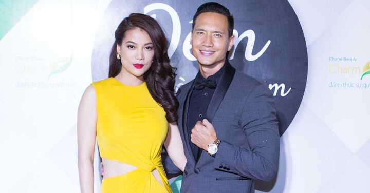 Trương Ngọc Ánh khoe eo thon sexy, tình tứ bên Kim Lý