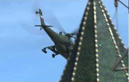 Clip: Mi-35MS tối mật của Nga vô tình lộ diện khi bay gần điện Kremlin