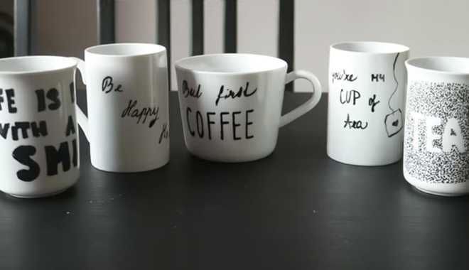 Cùng thiết kế những mẫu ly sứ đẹp mắt theo phong cách 'typography'