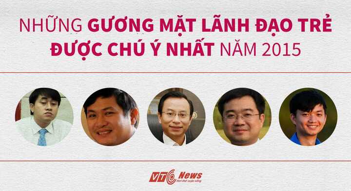 Những gương mặt lãnh đạo trẻ được chú ý nhất năm 2015