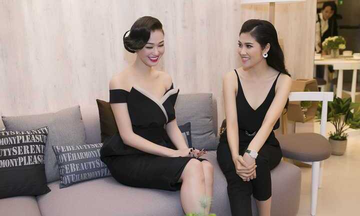 Khánh My cùng Thu Hằng đọ nhan sắc gợi cảm