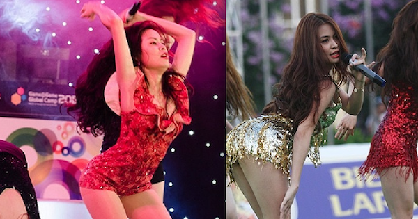 Những khoảnh khắc gợi cảm khó rời mắt của Hoàng Thuỳ Linh