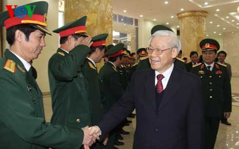 Tổng Bí thư: Không được lơ là, lơi lỏng nhiệm vụ bảo vệ Tổ quốc