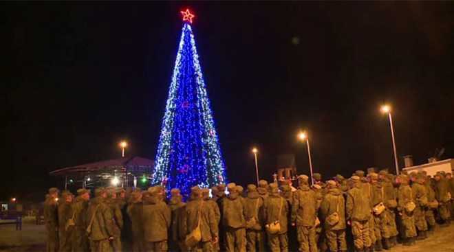 Tổng thống Putin gửi lời chúc năm mới binh sỹ Nga ở Syria