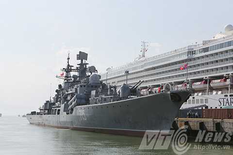 Sức mạnh đội tàu Hải quân Nga đến Đà Nẵng