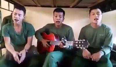 Clip: Bài ca tỏ tình của 3 chàng lính ‘đốn tim’ cư dân mạng