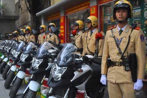 Hà Nội huy động lực lượng CSGT 'khủng' đảm bảo giao thông dịp Đại hội Đảng XII