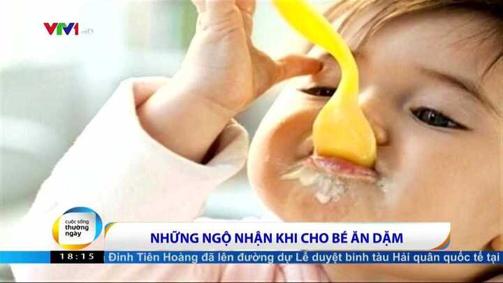 Những ngộ nhận khi cho trẻ ăn dặm