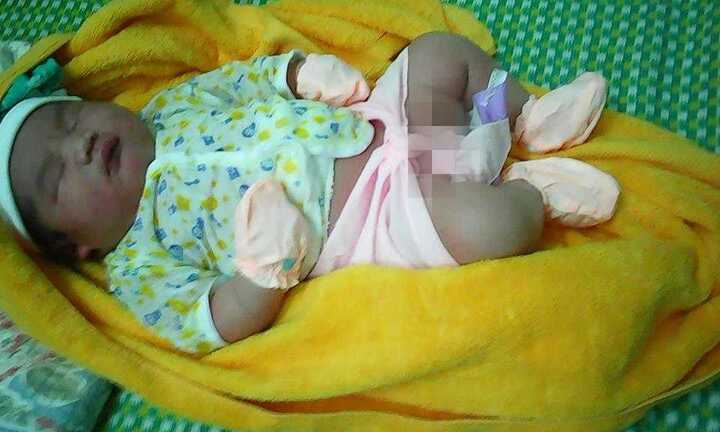 Bé trai sơ sinh nặng 5,1kg ở Quảng Nam