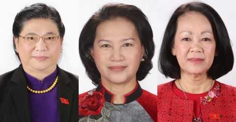 Lần đầu tiên Bộ Chính trị có 3 nữ ủy viên