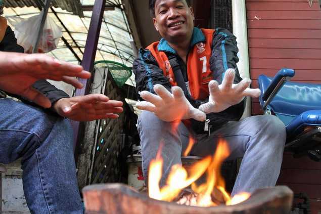 Hơn 10 người Thái Lan chết vì giá lạnh bất thường