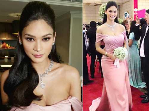 Hoa hậu Hoàn vũ 2015 váy trễ nải siêu gợi cảm