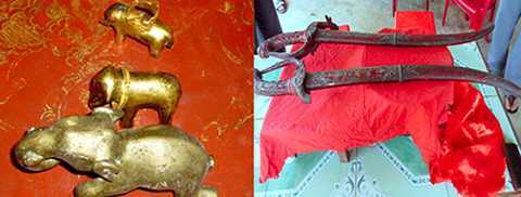 Xã được vua Hàm Nghi tặng 2 tượng voi bằng vàng