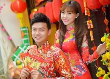 Hot girl Sài thành khoe ảnh rực rỡ đầu xuân cùng bạn trai