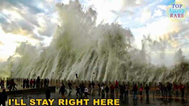 Rùng mình những hình ảnh ghi lại vài giây trước thảm họa khủng khiếp