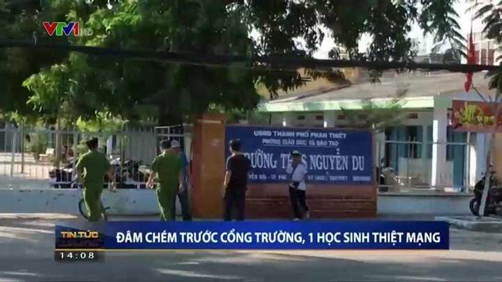 Clip: Bị truy sát trước cổng trường, nam sinh lớp 9 chết thảm