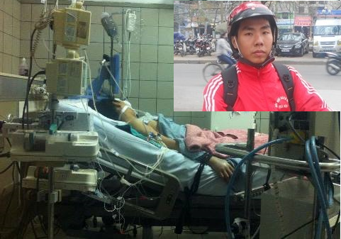 Nam sinh chạy xe ôm cứu bạn 'ngàn cân treo sợi tóc' trên giường bệnh