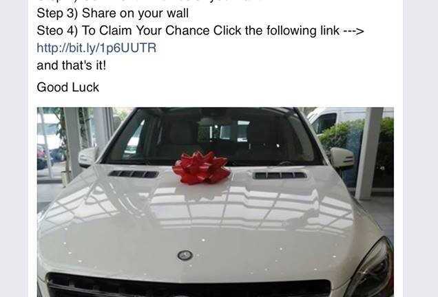 Ham trúng Mercedes, hàng chục nghìn người bị lừa trên Facebook
