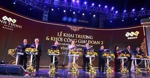 FLC Vĩnh Thịnh Resort chính thức khai trương, khởi công giai đoạn 2