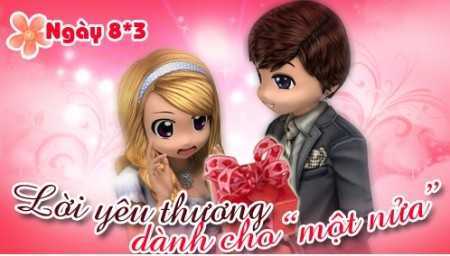 Lời chúc 8/3 ngọt ngào nhất dành tặng người yêu