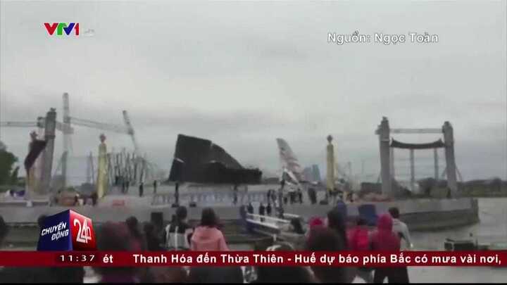 Clip: Nguyên nhân sập sân khấu ở Vĩnh Phúc