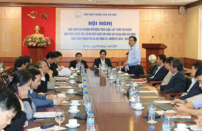 Đại học Quốc gia Hà Nội giới thiệu 2 nhân sự ứng cử đại biểu Quốc hội