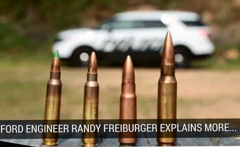 Xe cảnh sát Ford Police Interceptor thêm lớp chống đạn giá rẻ