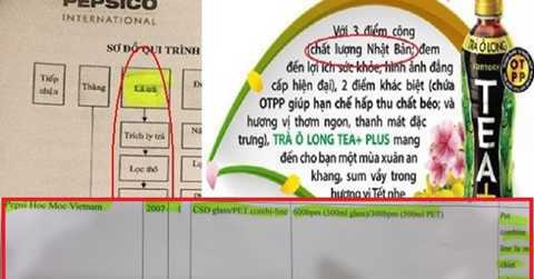 Nghi vấn Trà Ô Long Pepsi sử dụng dây chuyền Trung Quốc